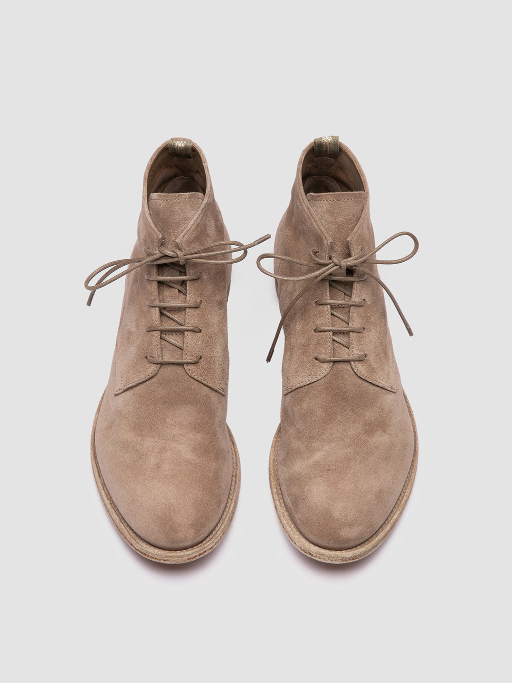 ARCHIVE 513 - Taupe Suede Lace-up Boots