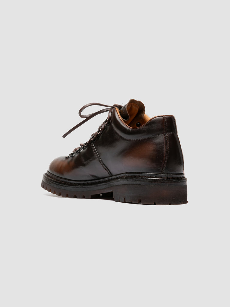 ARTIK FLEXI 002 - Brown Leather Lace Up Boots