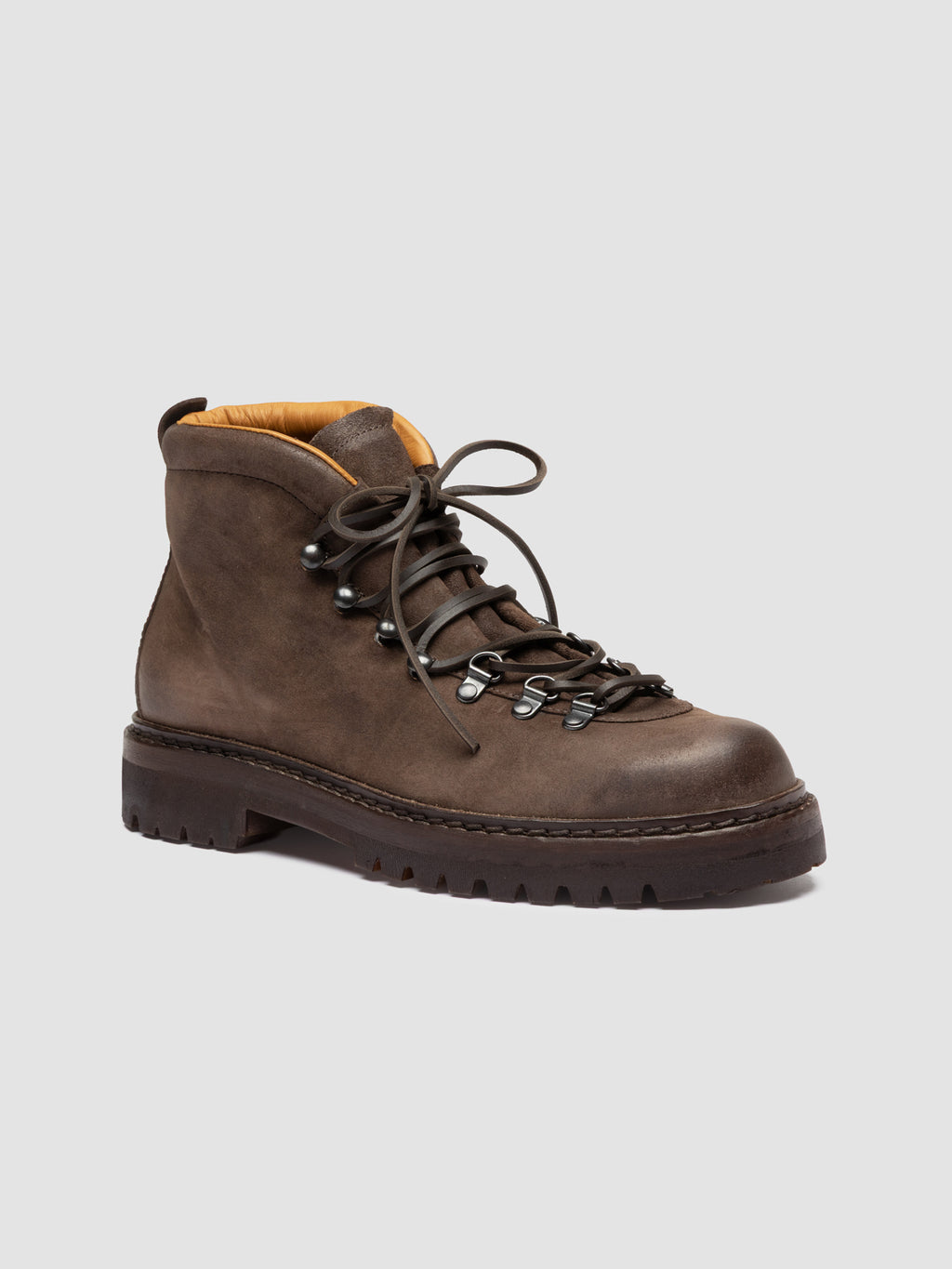 ARTIK FLEXI 002 - Brown Suede Lace Up Boots - image 3,side view