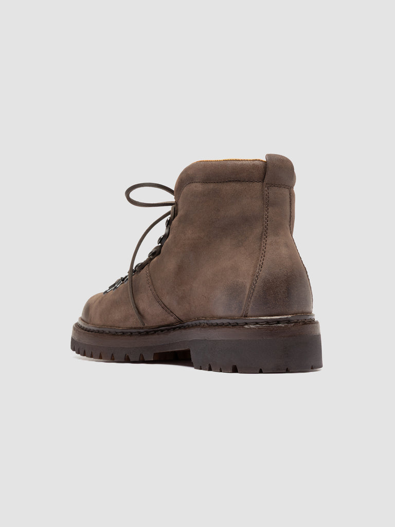 ARTIK FLEXI 002 - Brown Suede Lace Up Boots
