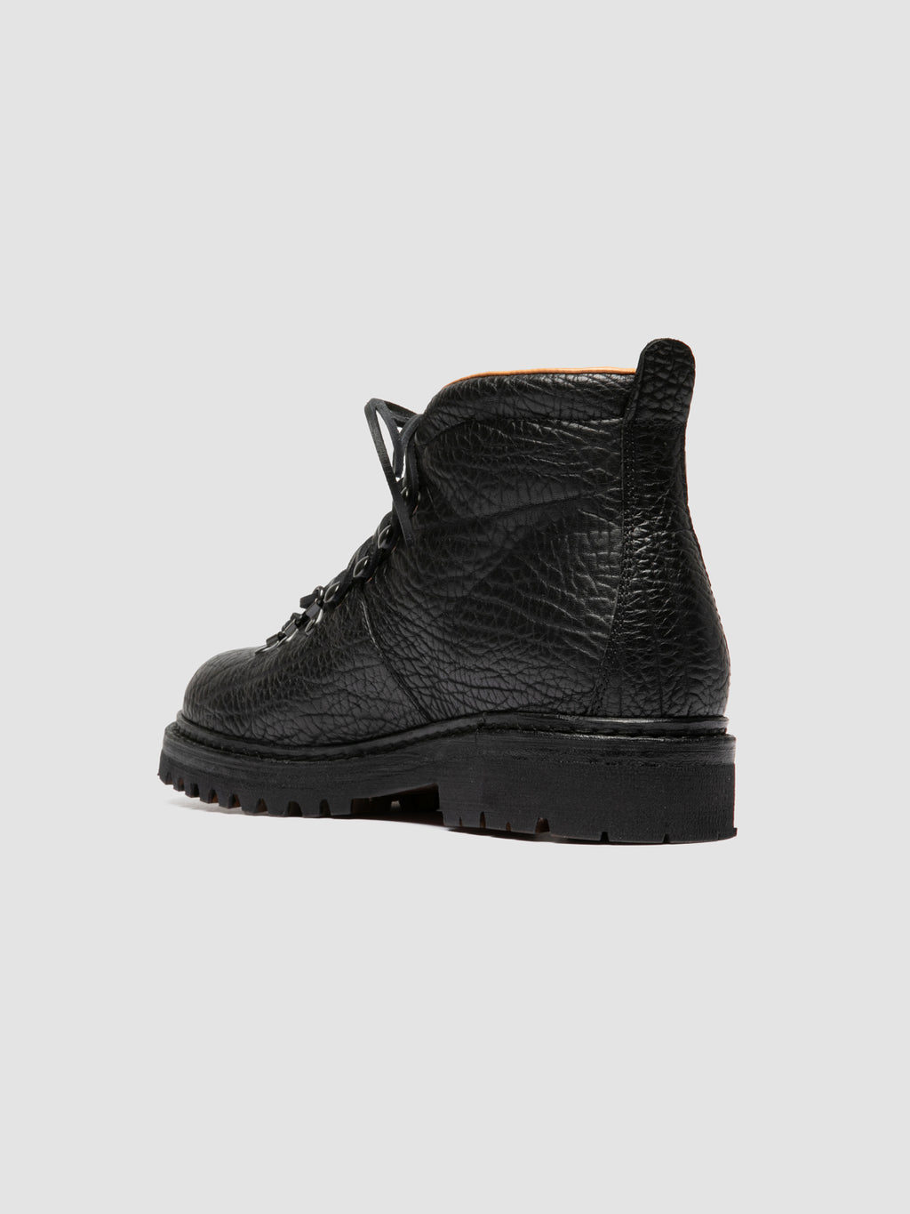 ARTIK FLEXI 002 - Black Leather Lace Up Boots - image 4,side view