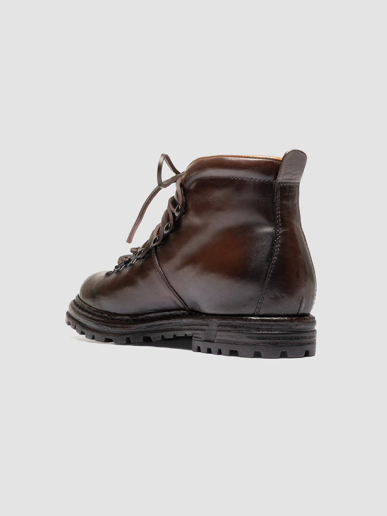 ARTIK 001 - Braune Schnürstiefel aus Leder