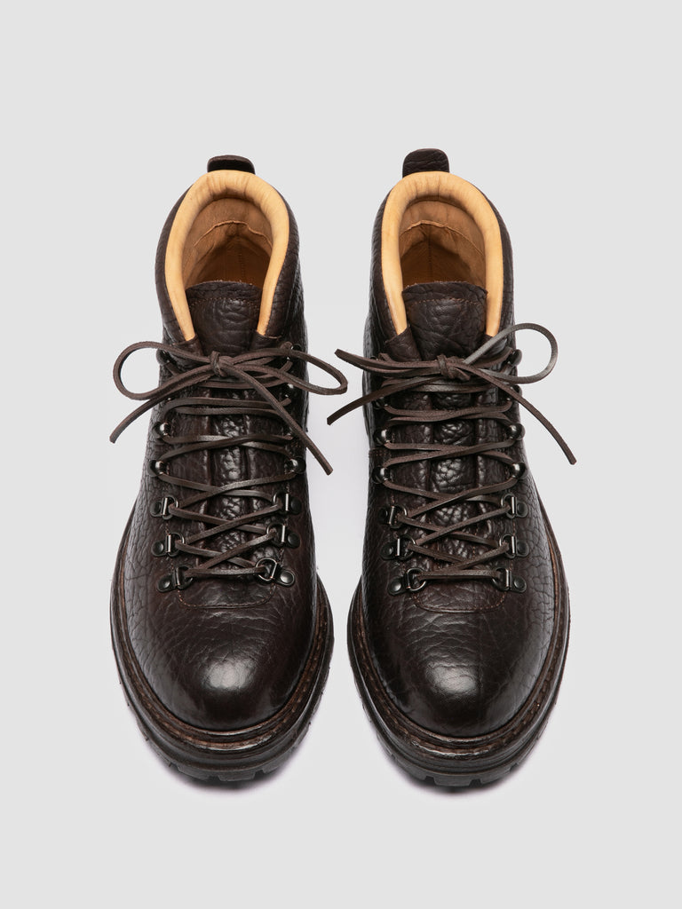 ARTIK 001 - Brown Leather Lace Up Boots