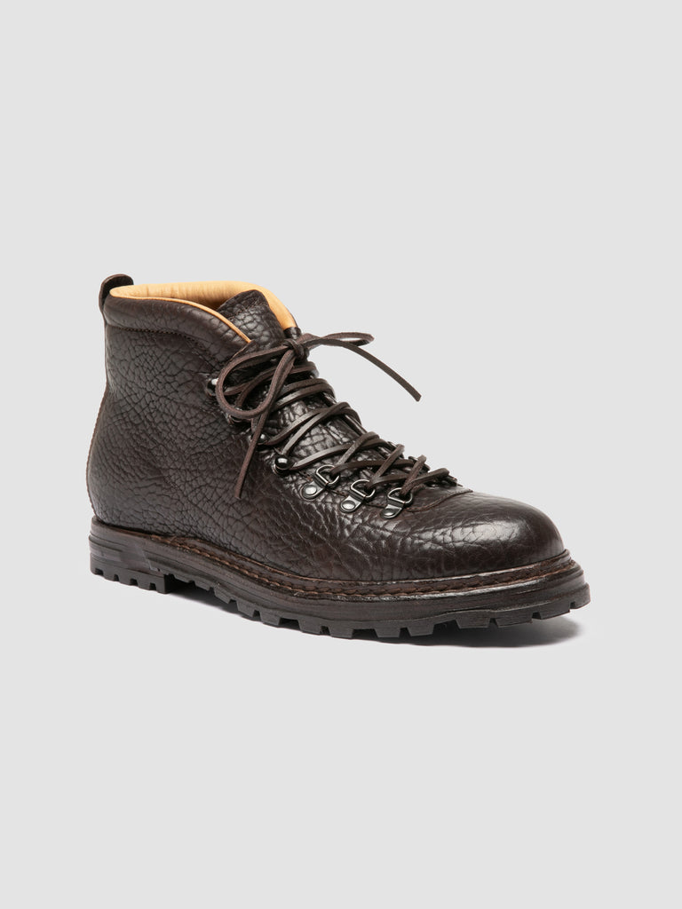 ARTIK 001 - Brown Leather Lace Up Boots
