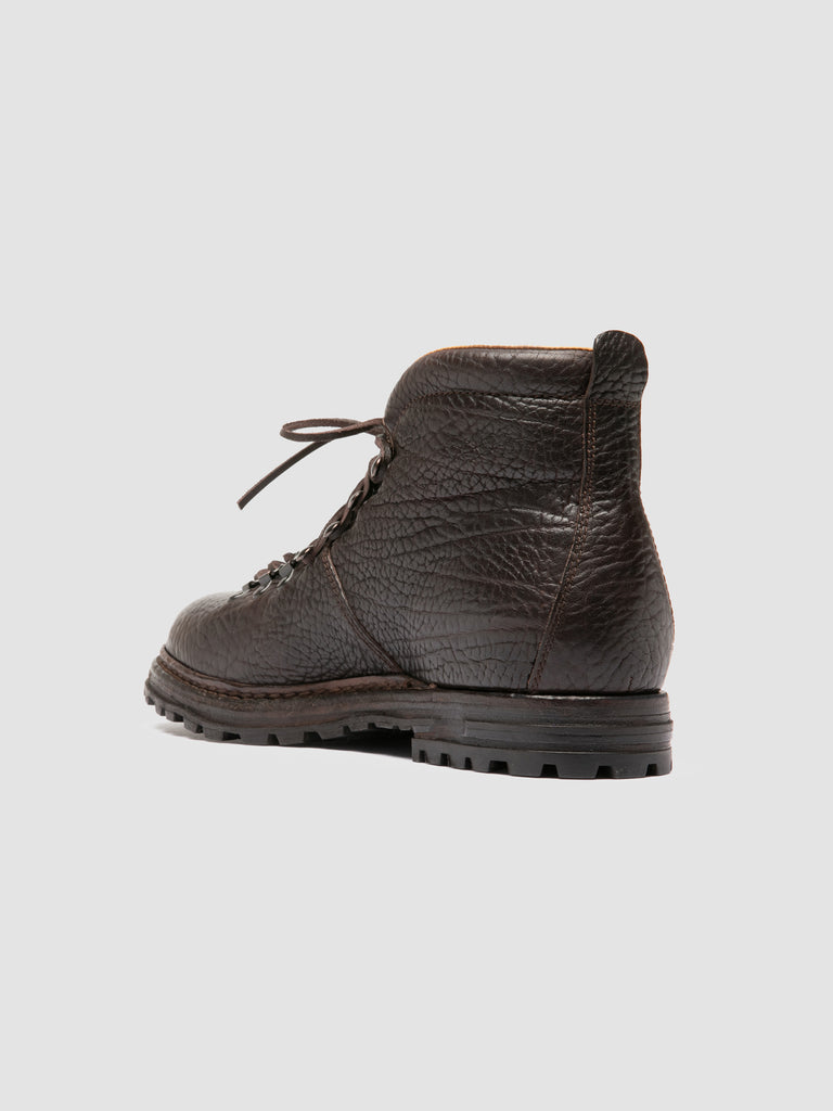 ARTIK 001 - Brown Leather Lace Up Boots