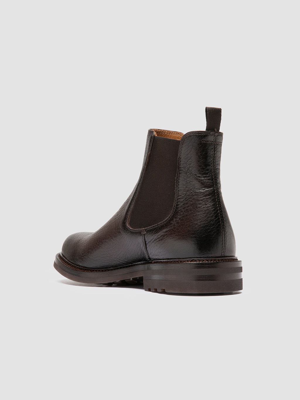 ASTON FLEXI 004 - Brown Leather Chelsea Boots - image 4,side view