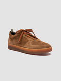 ASSET 001 - Sneakers in Pelle Scamosciata Marrone - thumb image 3,side view