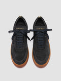 ASSET 001 - Sneaker in Pelle Scamosciata Blu - thumb image 2,side view