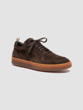 ASSET 001 - Braune Sneakers aus Wildleder - thumb image 3,side view