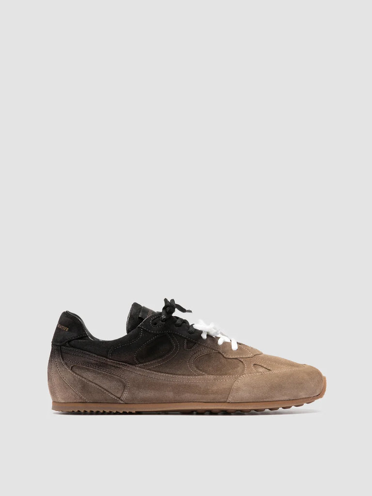 AWAY 004 - Taupe Suede Low-Top Sneakers
