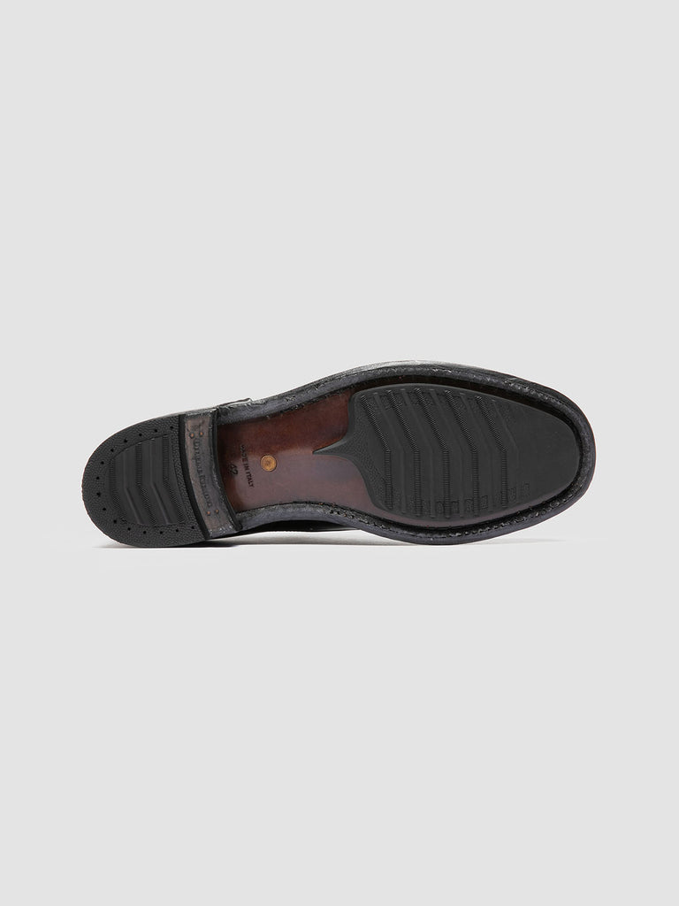BALANCE 024 - Black Leather Monk Shoes