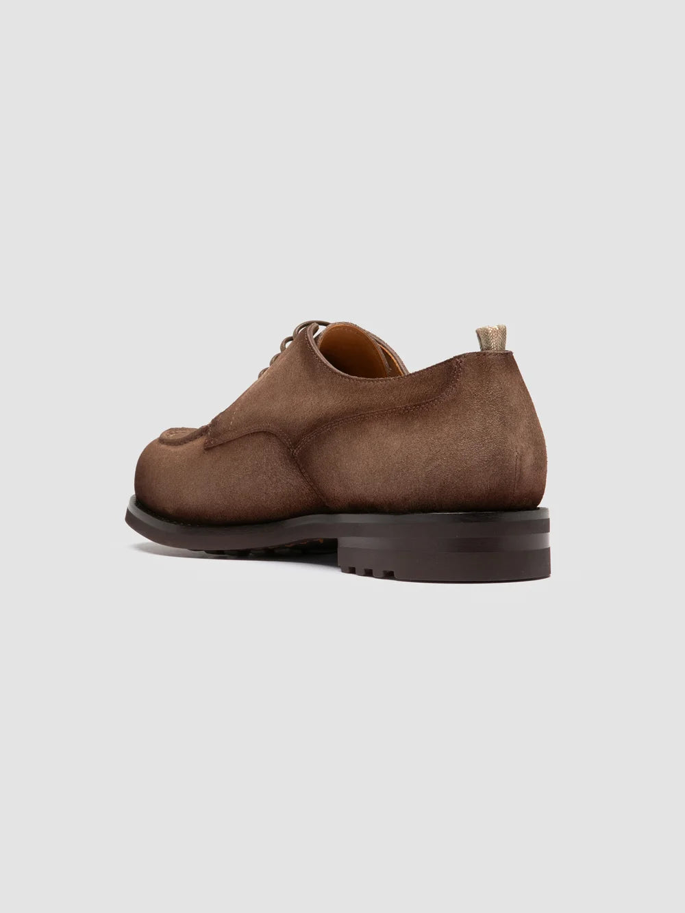 BALATA FLEXI - Scarpe Derby in Pelle Scamosciata Marrone - image 4,side view