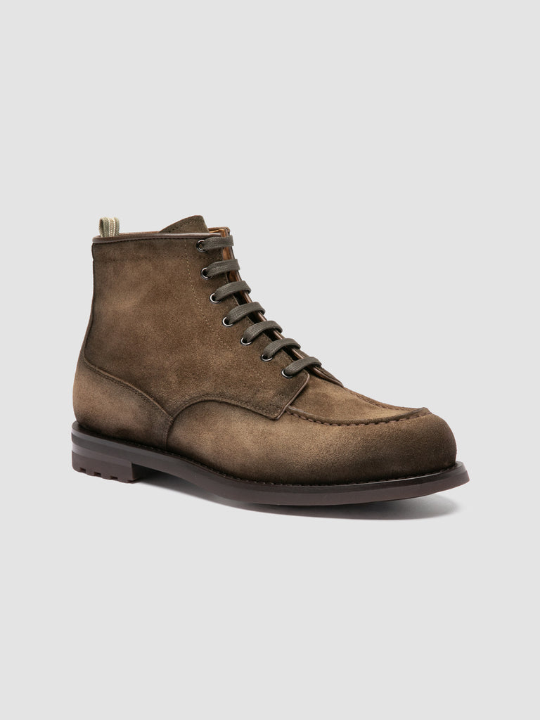 BALATA FLEXI 002 - Brown Suede Lace Up Boots