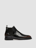 BARITON FLEXI 002 - Black Leather Chelsea Boots - thumb image 1,side view