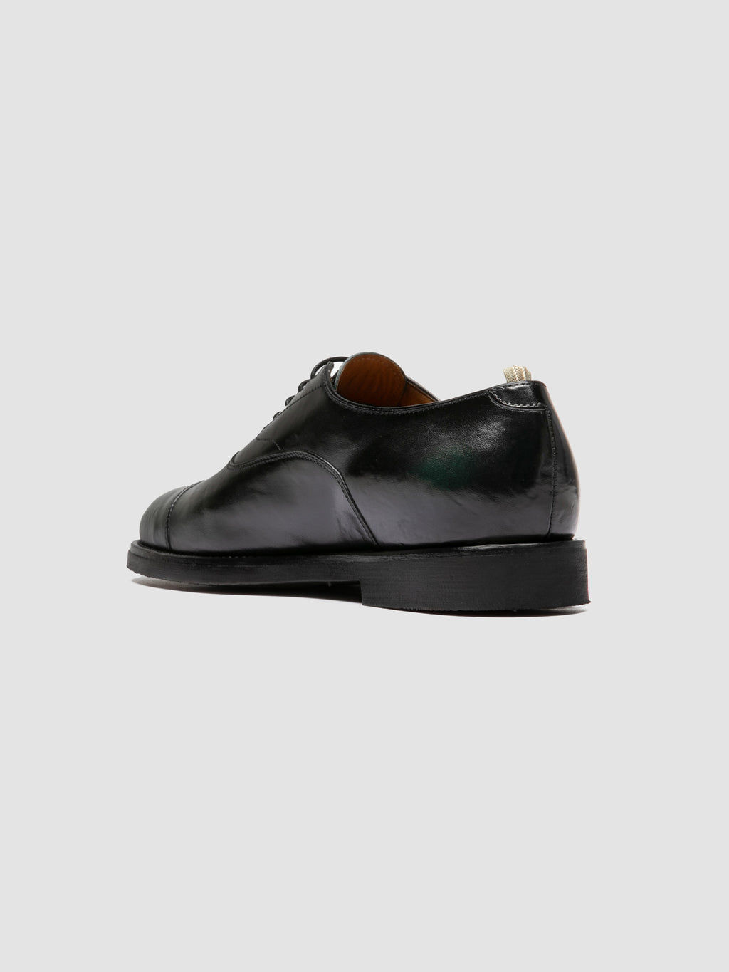 BARITON FLEXI 003 - Scarpe Oxford in Pelle Nera - image 4,side view