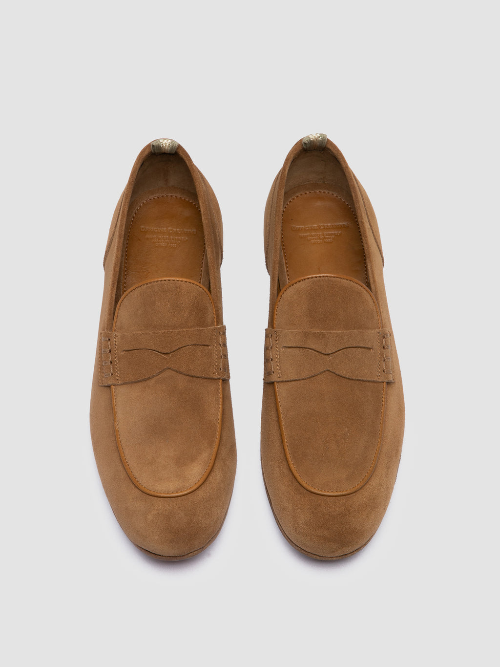 BILT 001 - Brown Suede Penny Loafers - image 2,side view