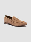 BILT 001 - Beige Suede Penny Loafers - thumb image 3,side view