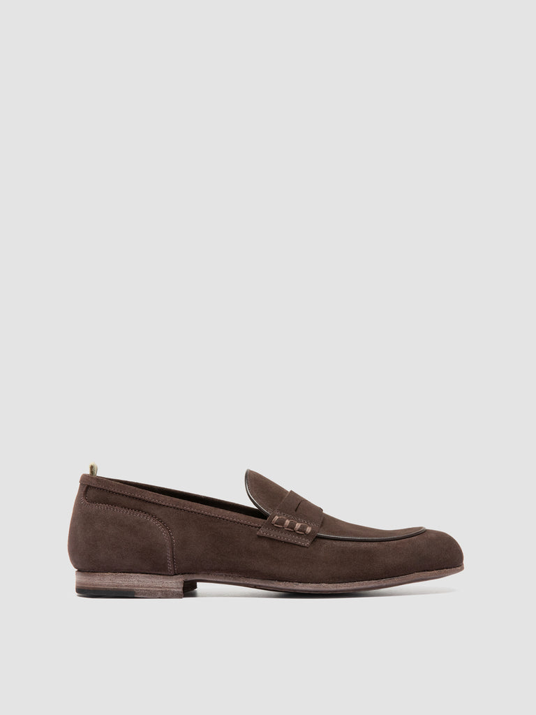 BILT 001 - Brown Suede Penny Loafers
