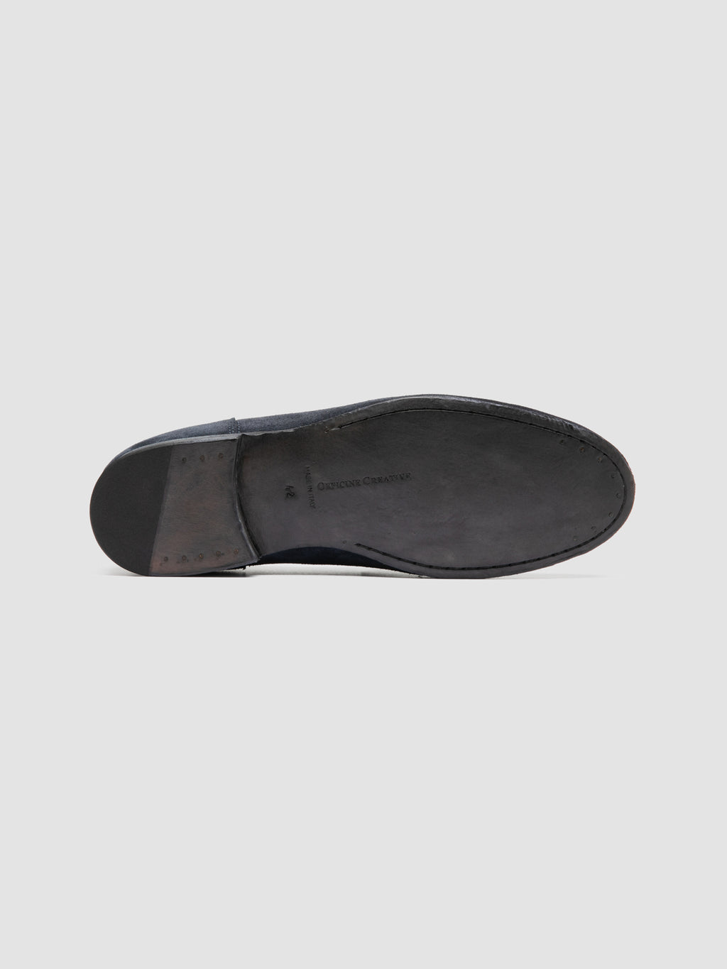 BILT 001 - Grey Suede Penny Loafers - image 5,side view