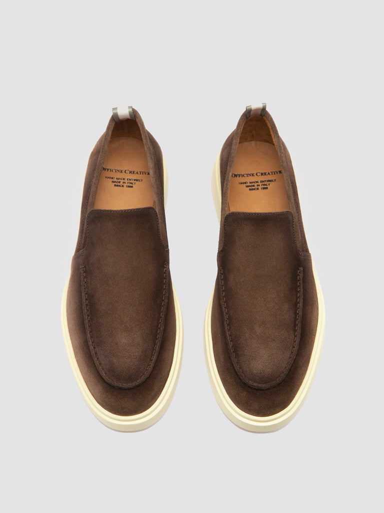BONES 002 - Brown Suede Loafers