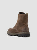 BULLA DD LUG 114 - Taupe Suede Zip Boots - thumb image 4,side view