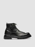 BULLA DD LUG 115 - Black Leather Lace Up Boots - thumb image 1,side view