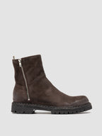BULLA DD LUG 118 - Stivali con Zip in Pelle Scamosciata Marrone