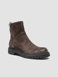 BULLA DD LUG 118 - Stivali con Zip in Pelle Scamosciata Marrone - thumb image 3,side view