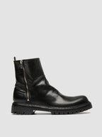 BULLA DD LUG 118 - Schwarze Lederstiefel mit Reißverschluss