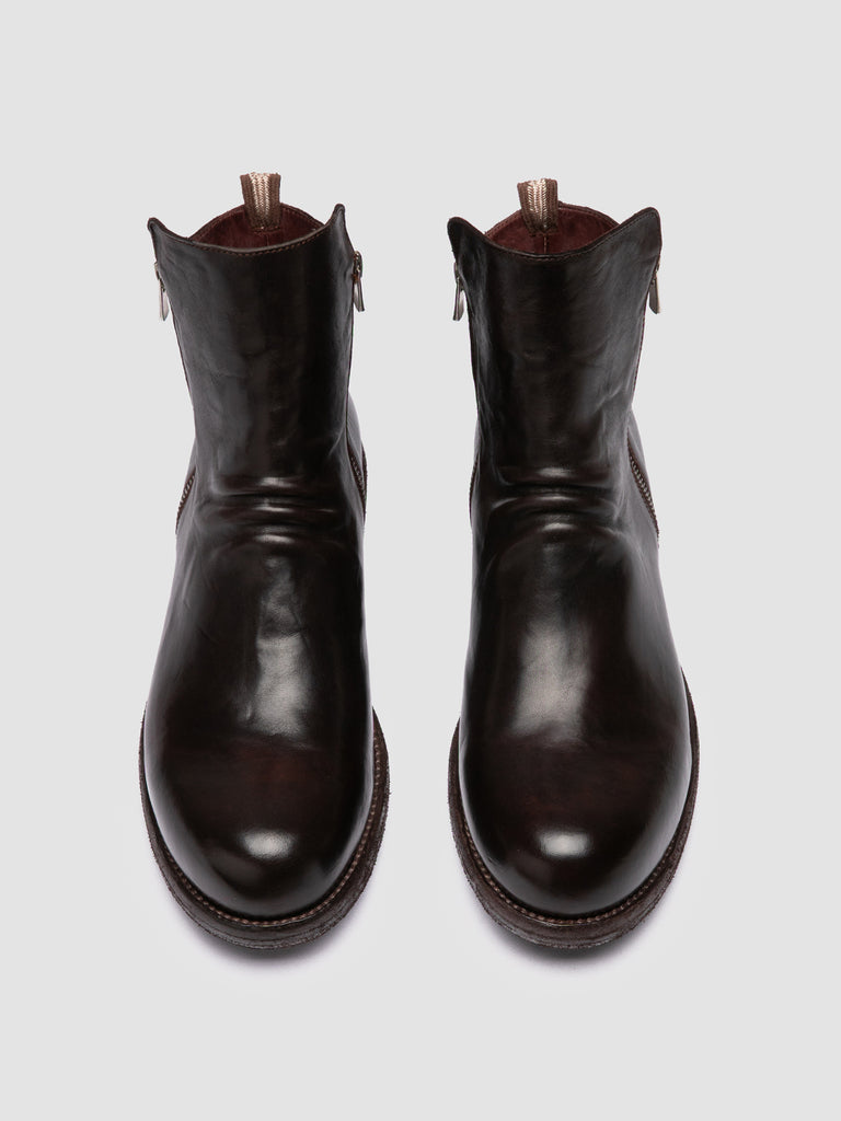 BULLA DD 105 - Brown Leather Zipped Boots