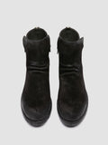BULLA DD 113 - Black Suede Zipped Boots - thumb image 2,side view