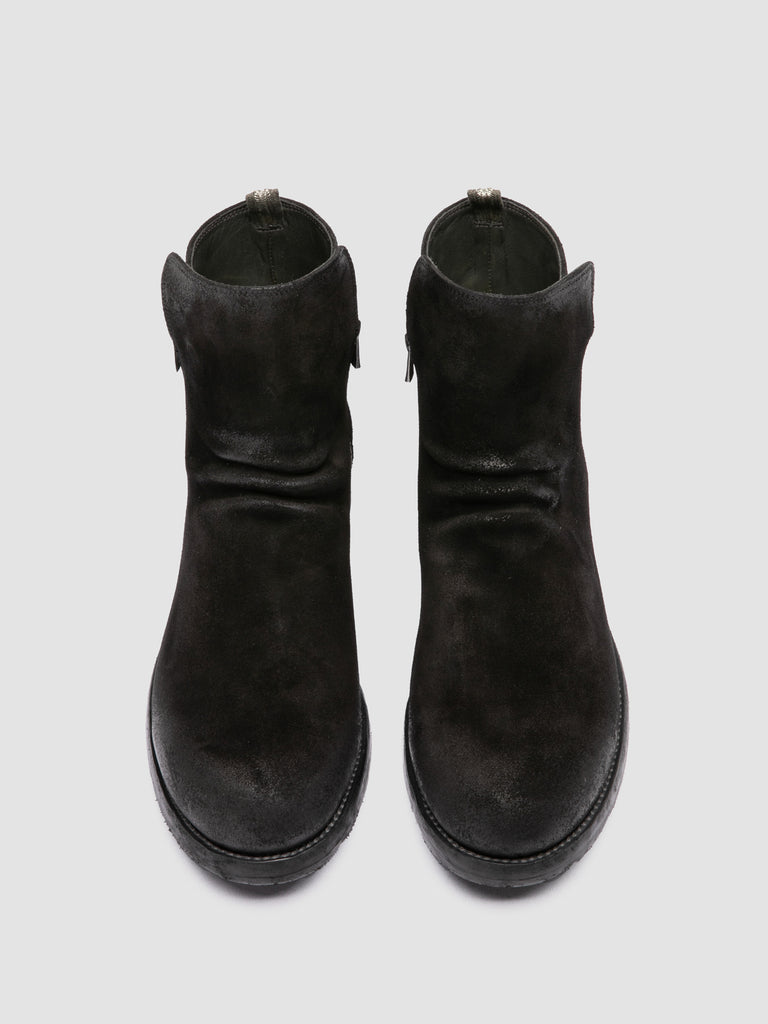 BULLA DD 113 - Black Suede Zipped Boots