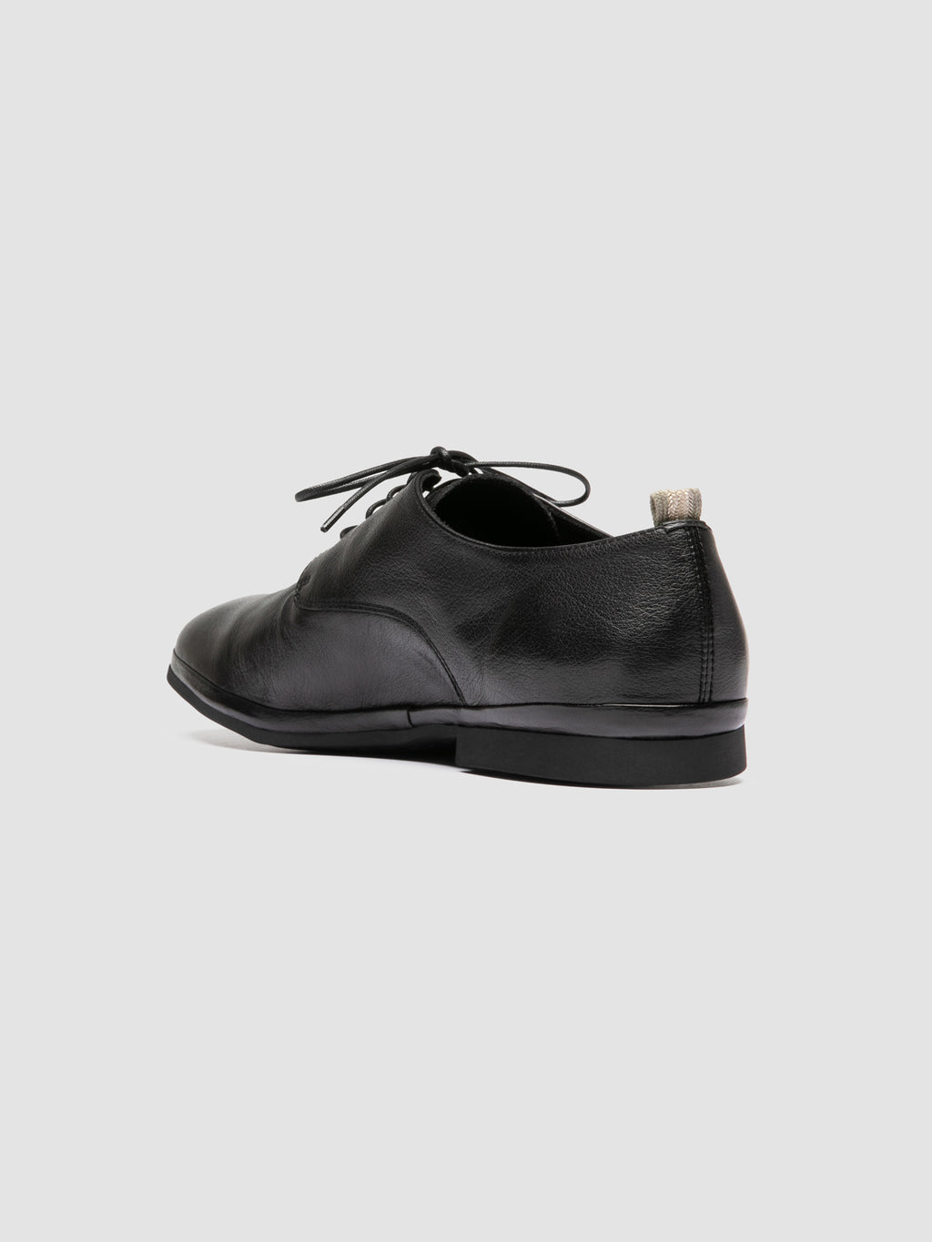 CALIFORNIA 007 - Black Leather Derby Shoes