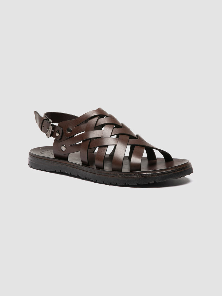 CHIOS 011 - Brown Leather Sandals