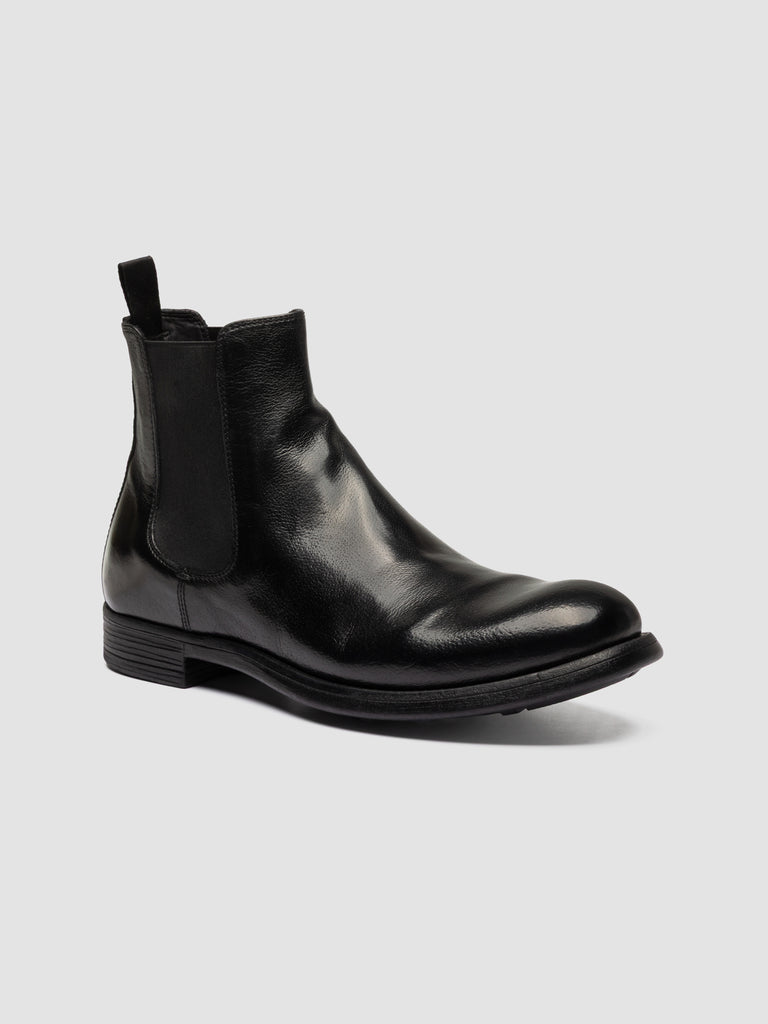 CHRONICLE 074 - Black Leather Chelsea Boots