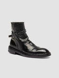 CONCEPT 003 - Stivali con Zip in Pelle Nera - thumb image 3,side view