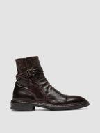CONCEPT 003 - Burgundy Leather Zip Boots