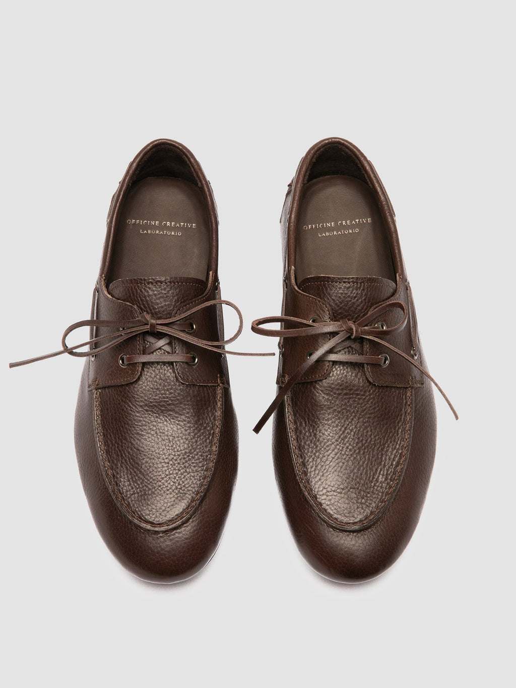 C-SIDE 004 - Brown Suede Boat Shoes