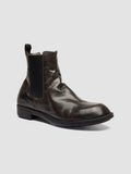 DIARY 007 - Grey Leather Chelsea Boots - thumb image 3,side view