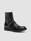 DIARY 015 - Stivali con Zip in Pelle Elasticizzata Nera - thumb image 3,side view