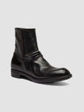 DIARY 015 - Stivali con Zip in Pelle Elasticizzata Marrone - thumb image 3,side view