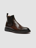 DUDE FLEXI 003 - Brown Leather Chelsea Boots - thumb image 3,side view
