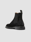 DUDE FLEXI 003 - Stivaletti Chelsea in Pelle Scamosciata Nera - thumb image 4,side view