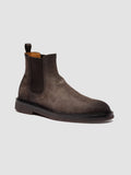 DUDE FLEXI 003 - Brown Suede Chelsea Boots - thumb image 3,side view