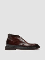 DUDE FLEXI 004 - Burgundy Leather Chukka Boots