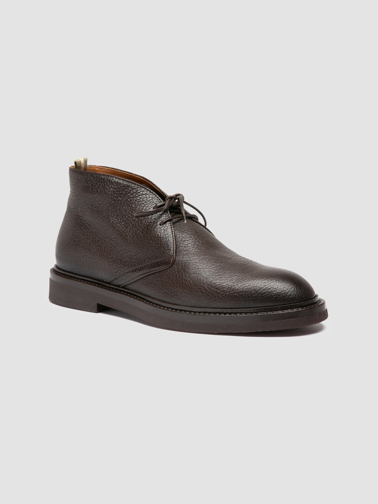 DUDE FLEXI 004 - Brown Leather Chukka Boots