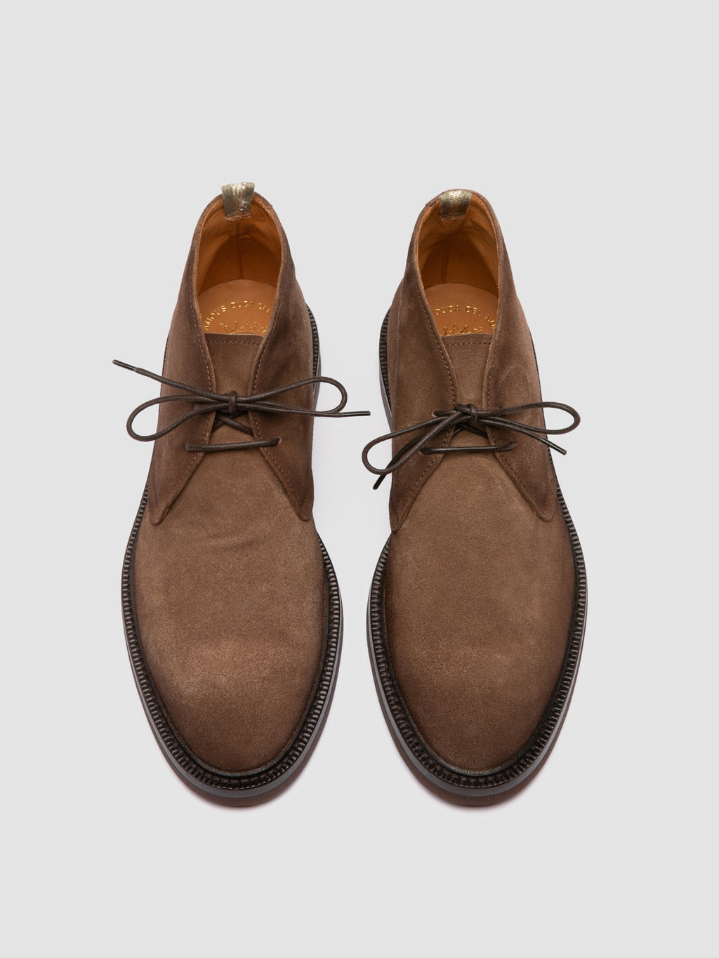 DUDE FLEXI 004 - Brown Suede Chukka Boots