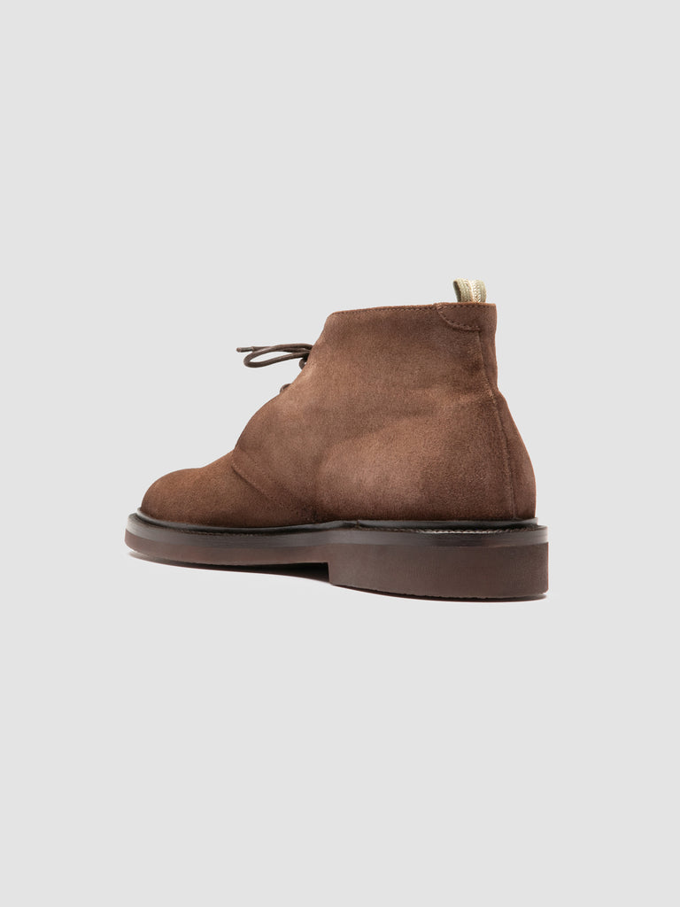 DUDE FLEXI 004 - Brown Suede Chukka Boots