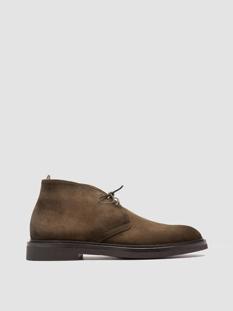 DUDE FLEXI 004 - Brown Suede Chukka Boots