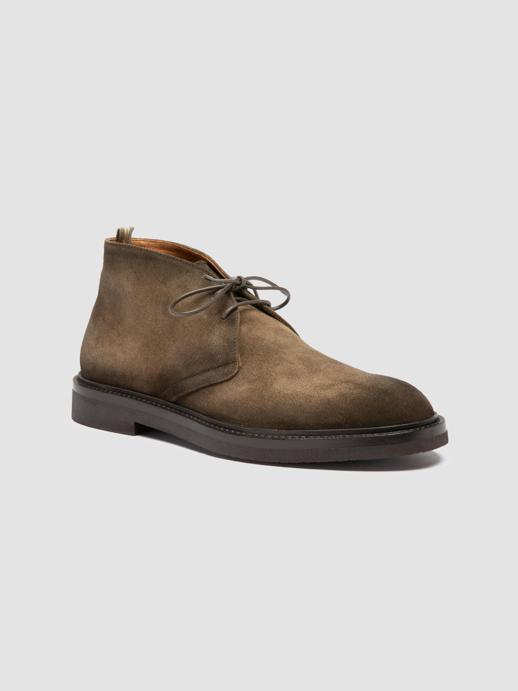 DUDE FLEXI 004 - Brown Suede Chukka Boots - image 3,side view